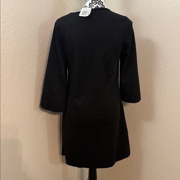 Aryeh Classic Black Dress with Long Sleeves - Picture 4 of 7